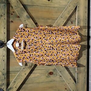 CABI 3792 PROWL SLEEVELESS BLOUSE  SIZE LARGE CAREER BUSINESS CASUAL AOP